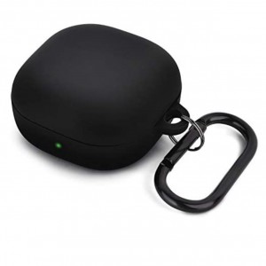 Husa pentru protectia castilor Samsung Galaxy Buds2, culoarea neagra, cu carlig de prindere