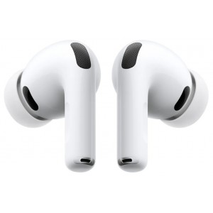 Casti wireless In-Ear, Apple AirPods Pro 3, Bluetooth 5.3, Anulare activa a zgomotului, senzor frecventa cardiaca, functie aparat auditiv, Audio Spatial personalizat, carcasa MagSafe USB-C