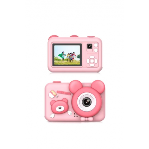 Camera foto digitala pentru copii, THD D32, rezolutie foto 8 megapixeli, video 720p, roz