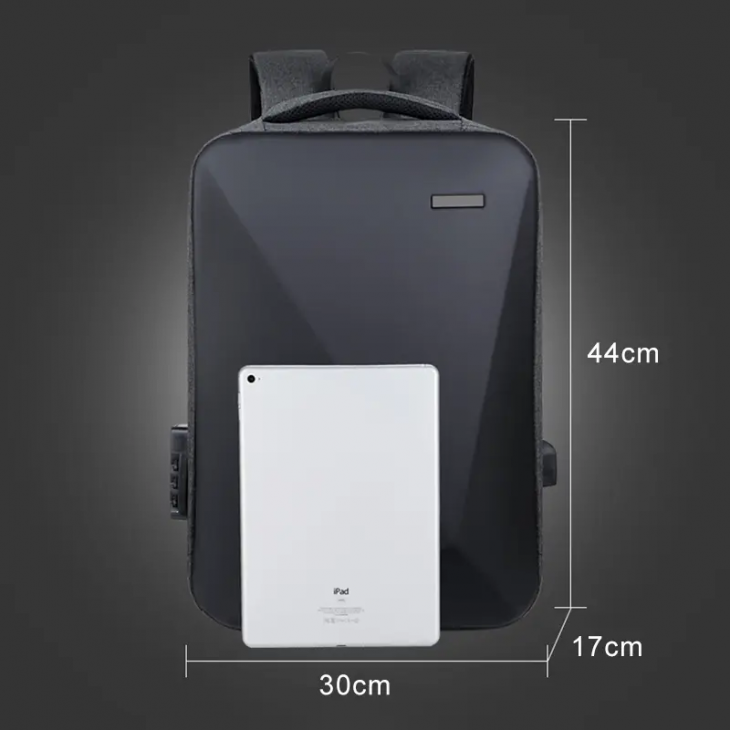 Rucsac TAIKESEN TK-L1, smart casual, rezistent la apa, buzunar anti furt, cu port USB, negru
