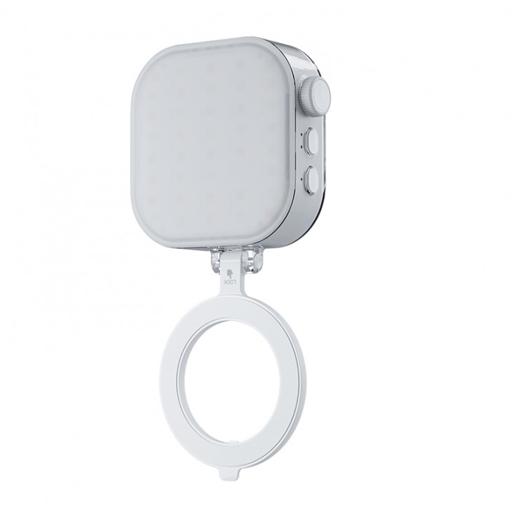 Lampa Magnetica "Ice Cube" cu Iluminare LED, Telesin  P5-BGD-03, Design Portabil si Multifunctional, compatibila iPhone 16,15,15,14,13,12
