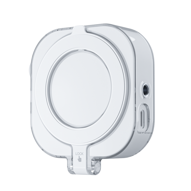 Lampa Magnetica "Ice Cube" cu Iluminare LED, Telesin  P5-BGD-03, Design Portabil si Multifunctional, compatibila iPhone 16,15,15,14,13,12