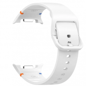 Curea silicon 20 mm, THD, compatibila Samsung Galaxy Watch 8, Samsung Galaxy Watch 8 clasic, marimea M/L, alba
