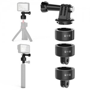 Adaptor multifunctional quick release Surewo, atasare magnetica, blocare pivotanta, compatibil GoPro Hero 13,12,11,10,9,8,7,6, DJI Osmo Action, Insta 360 X3