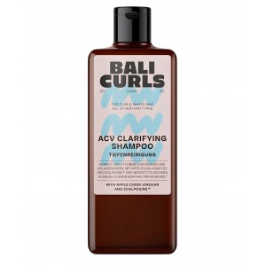 Șampon purifiant Bali Curls ACV Clarifying Shampoo, cu complex din oțet de mere și Scalposine™, pentru păr creț și ondulat, 200 ml, livrare 7-9 zile