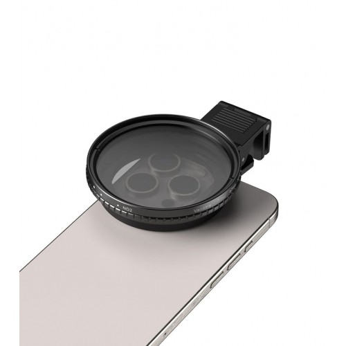 Filtru variabil Densitate Neutra, Apexel, 67 mm, N2-ND32, compatibil iPhone 15 Pro Max, iPhone 15 Pro, iPhone 15,14, Samsung S24, S23