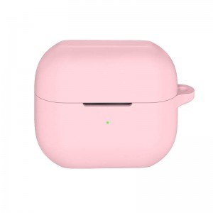 Husa protectie casti wireless, THD, compatibila Samsung Galaxy Buds3 Pro, Samsung Galaxy Buds3, roz