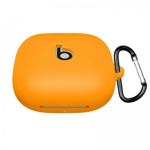 Husa protectie casti wireless, THD, compatibila Beats Powerbeats Pro 2 by Dr. Dre, silicon, culoarea portocaliu