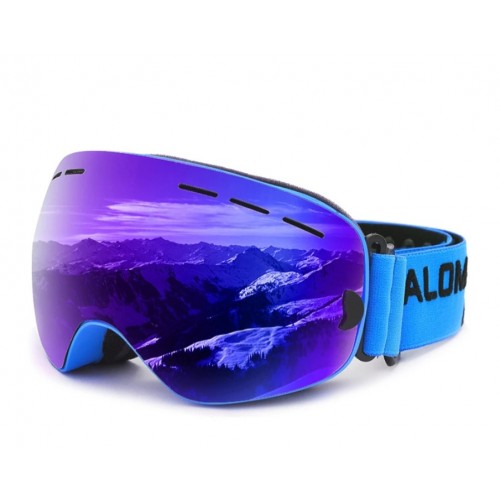 Ochelari de ski, Aloma, model SKI-06, albastru