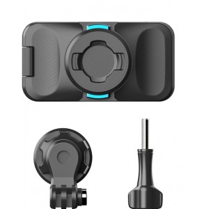 Suport magnetic cu clema, SUREWO, montare rucsac, rotatie 360 grade, compatibil GoPro 13,12,11,10,9,8, DJI Action 4,3, Insta 360 X3