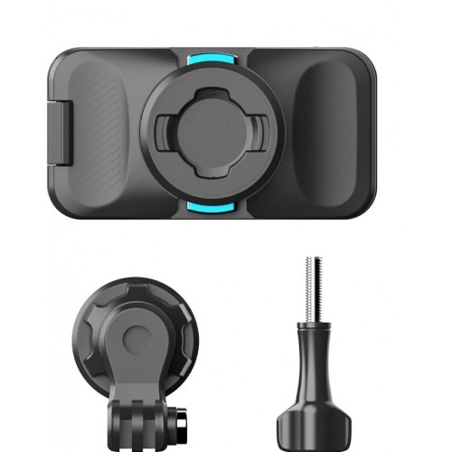 Suport magnetic cu clema, SUREWO, montare rucsac, rotatie 360 grade, compatibil GoPro 13,12,11,10,9,8, DJI Action 4,3, Insta 360 X3