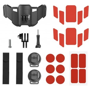 Suport de fixare tip aripa, Surewo, atasare camera sport la casca motocicleta, bicicleta, compatibil GoPro Hero 13, DJI Action 5 Pro, Insta 360 X4