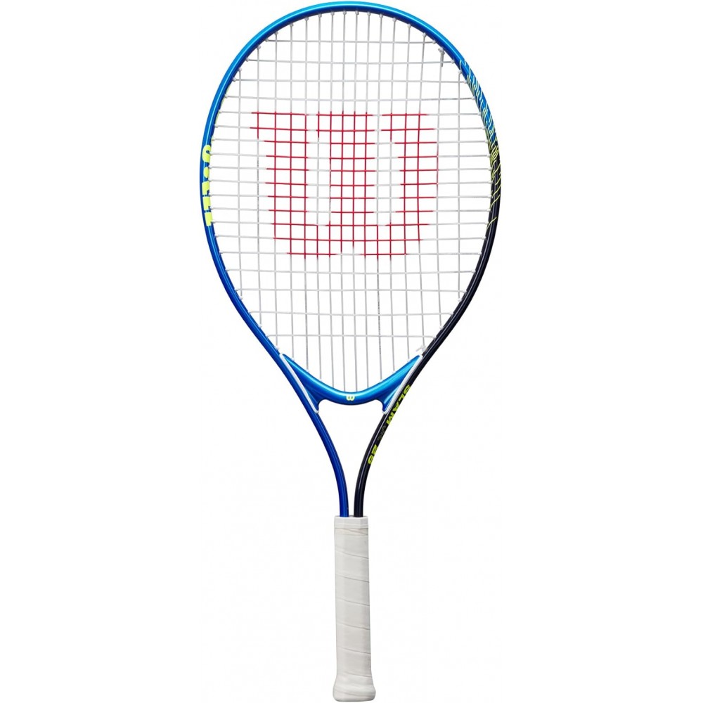 Racheta de tenis Wilson Slam Jr 25, pentru copii, construcție ușoară din aluminiu, control și stabilitate, culoare albastru