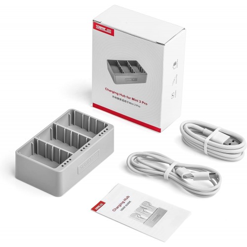 Hub de incarcare 3 acumulatori, STARTRC, compatibil DJI Mini 3 Pro/DJI Mini 4 Pro