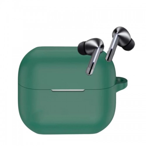 Husa protectie casti wireless, THD, compatibila Samsung Galaxy Buds3 FE, verde