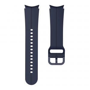 Curea din silicon 20 mm THD pentru Samsung Galaxy Watch 5 44 mm/40 mm si Samsung Galaxy Watch 5 Pro 45 mm, model Dynamic Sport, culoarea albastru inchis