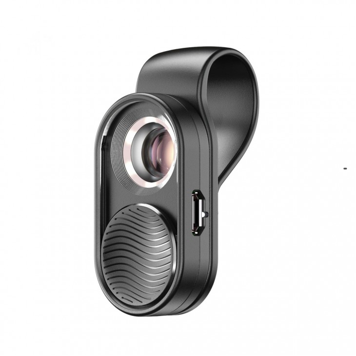 Lentila microscop 100x, marca Apexel cu sistem prindere pentru iPhone 12, iPhone 11,X,8,7,6,5, Samsung, Huawei, Xiaomi, Oppo, Nokia