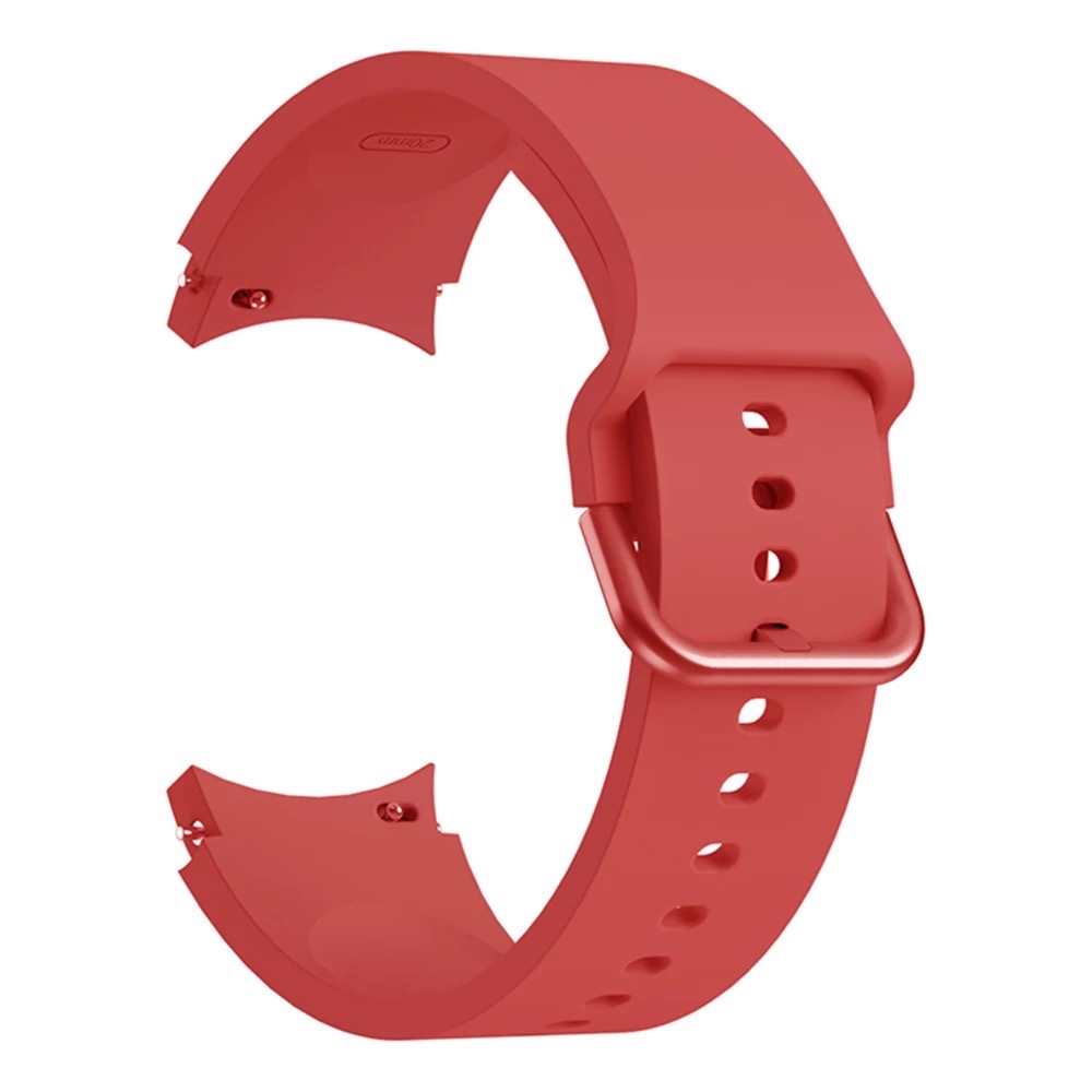 Curea din silicon 20 mm, marca THD pentru Samsung Galaxy Watch 5 44 mm/40 mm si Samsung Galaxy Watch 5 Pro 45 mm, culoarea rosu