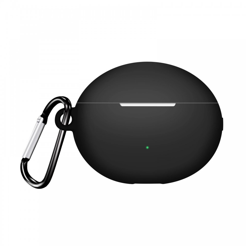 Husa pentru protectia castilor stereo wireless Huawei FreeBuds 5i, culoarea neagra cu carlig prindere