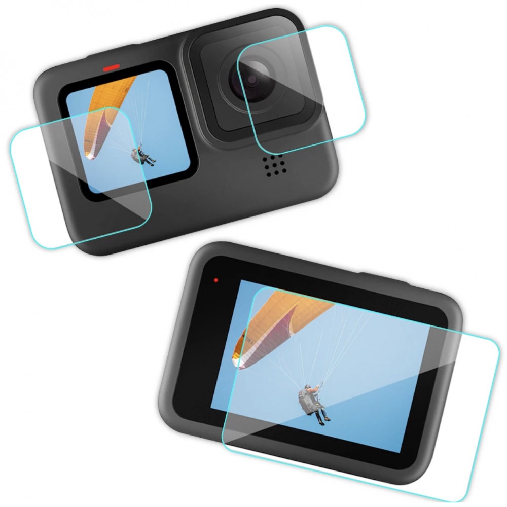 Set 3 sticle protectie display-uri, marca Surewo, pentru camera GoPro Hero 10