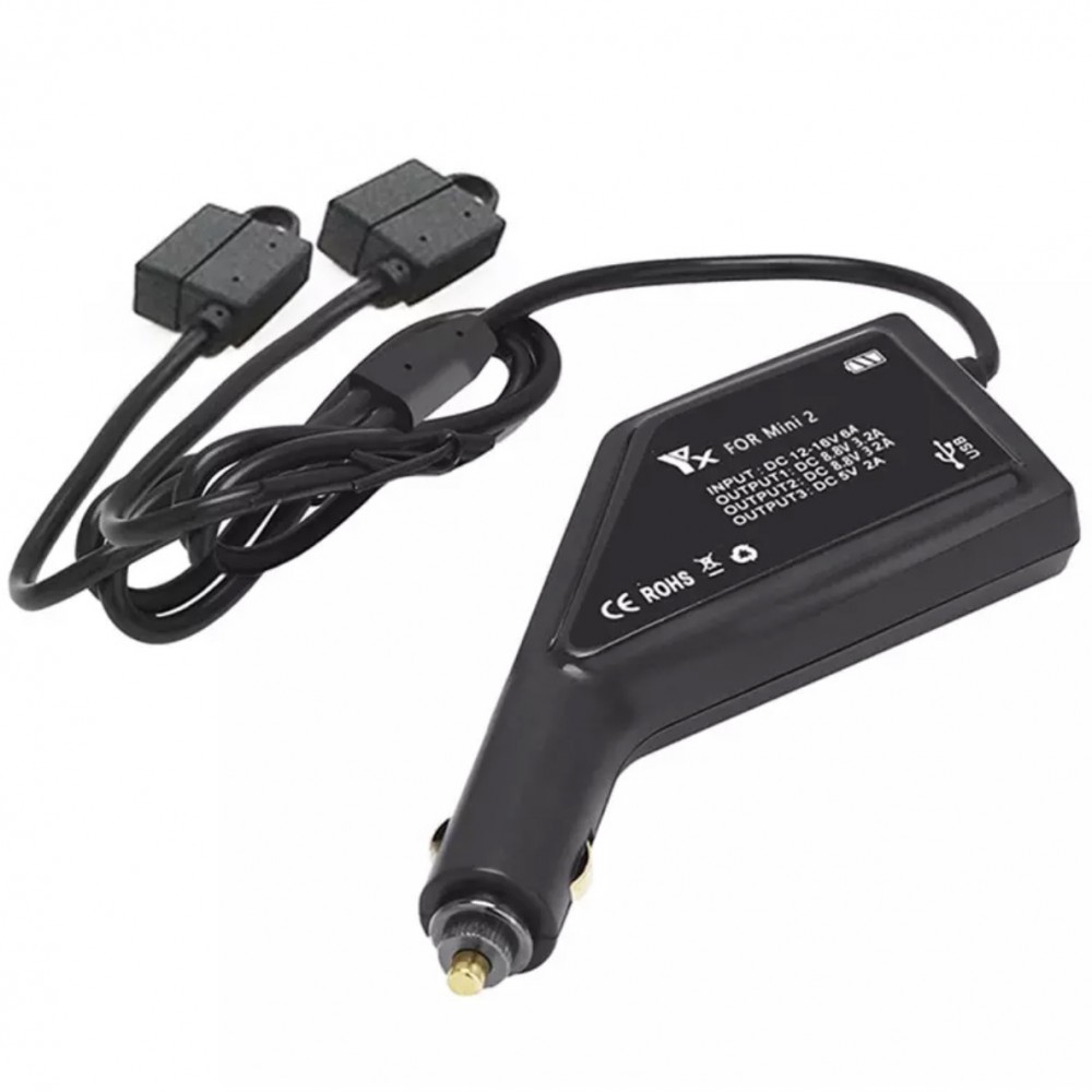 Incarcator auto marca STARTRC pentru remote controller si baterii drona DJI Mini 2