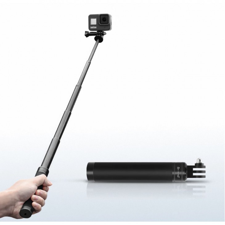 Selfie stick ultrausor, marca Surewo, special pentru GoPro Hero 13,12,11,10,9,8,7,6,5, Osmo Action, rezistent la scufundare