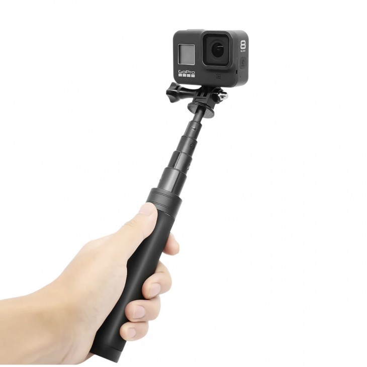 Selfie stick ultrausor, marca Surewo, special pentru GoPro Hero 13,12,11,10,9,8,7,6,5, Osmo Action, rezistent la scufundare