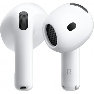 Casti wireless, Apple AirPods 5, In-Ear, carcasa cu incarcare wireless, conectare Bluetooth, Alb