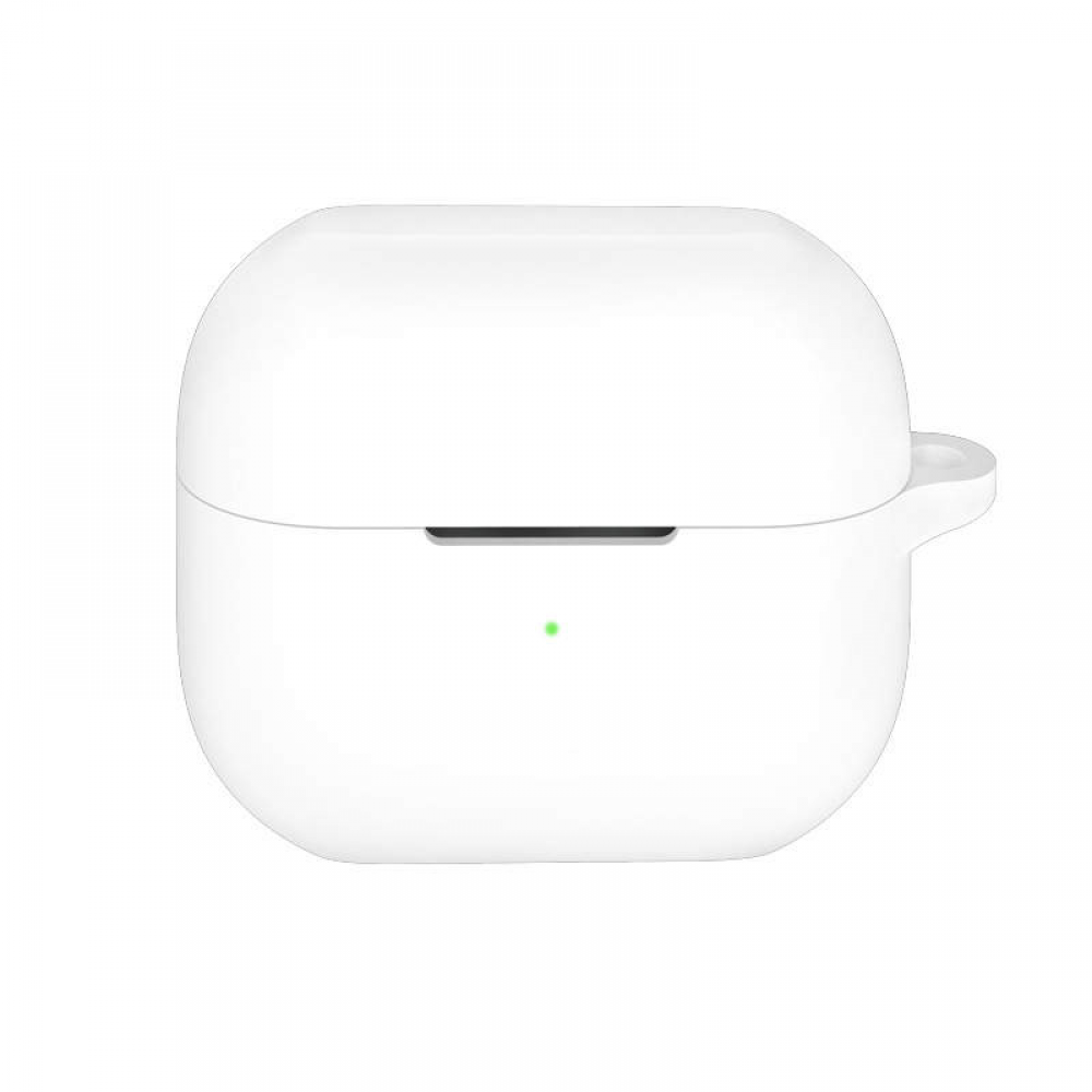 Husa protectie casti wireless, THD, compatibila Samsung Galaxy Buds3 Pro, Samsung Galaxy Buds3, alba