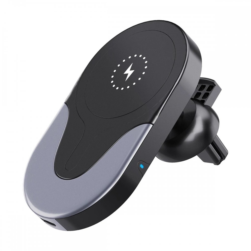 Incarcator rapid wireless THD pentru masina, magnetic, destinat iPhone 16, Phone 15, iPhone 14, iPhone 13, putere 15W