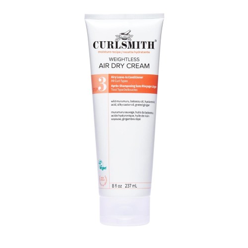 Cremă fără clătire Curlsmith Weightless Air Dry, balsam leave-in pentru toate tipurile de păr, netezire și hidratare ușoară, vegan, 237 ml, livrare maxim 7-8 zile