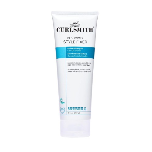 Gel de styling Curlsmith In-Shower Style Fixer, fixare puternică, pentru păr uscat, ondulat și creț, formulă vegană, 8 oz (237 ml), livrare maxim 7-8 zile