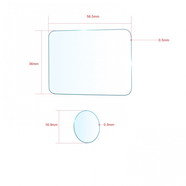 Set sticla protectie display si lentila STARTRC, pentru camera Insta360 GO 3