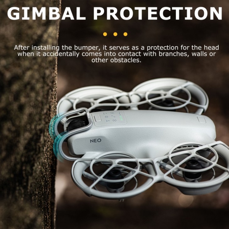 Bara de protectie, STARTRC, compatibila DJI Neo, montare frontala, aluminiu