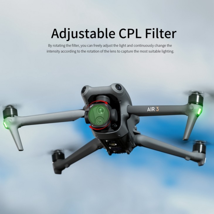 Filtru reglabil CPL STARTRC pentru drona DJI Air 3