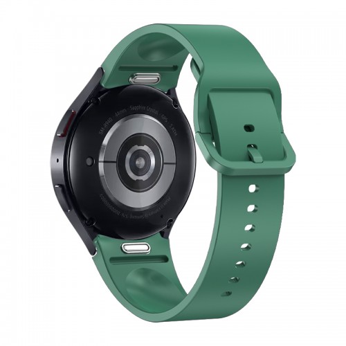 Curea din silicon 20 mm, marca THD, pentru Galaxy Watch6/Classic, Galaxy Watch5/Pro, culoarea verde