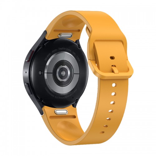 Curea din silicon 20 mm, marca THD, pentru Galaxy Watch6/Classic, Galaxy Watch5/Pro, culoarea galben mustar