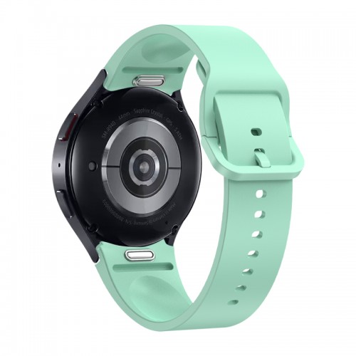 Curea din silicon 20 mm, marca THD, pentru Galaxy Watch6/Classic, Galaxy Watch5/Pro, culoarea verde deschis
