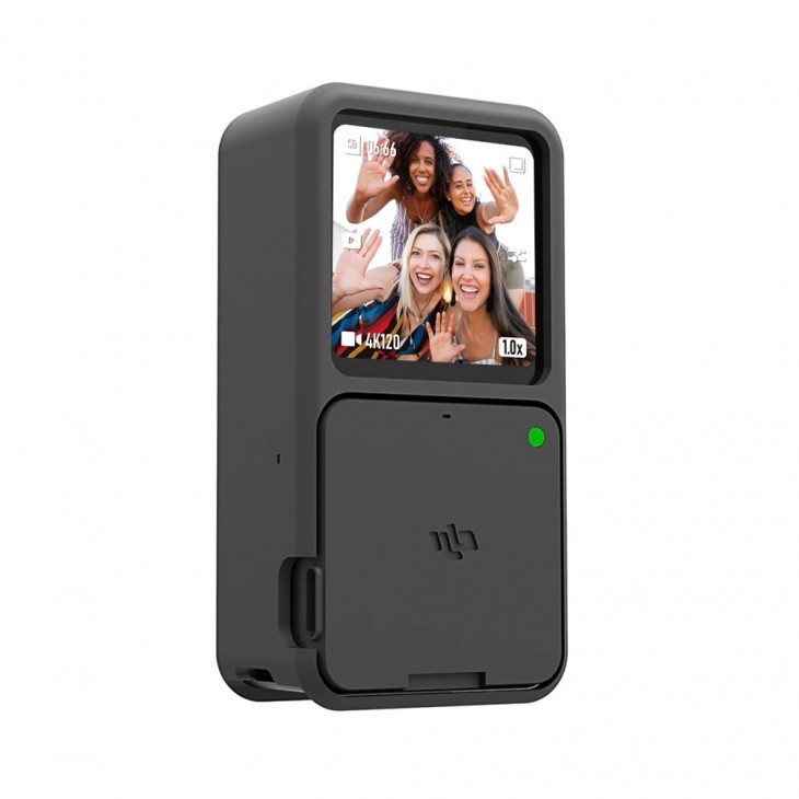 Protectie din silicon marca Telesin pentru camera sport DJI Osmo Action 2, neagra