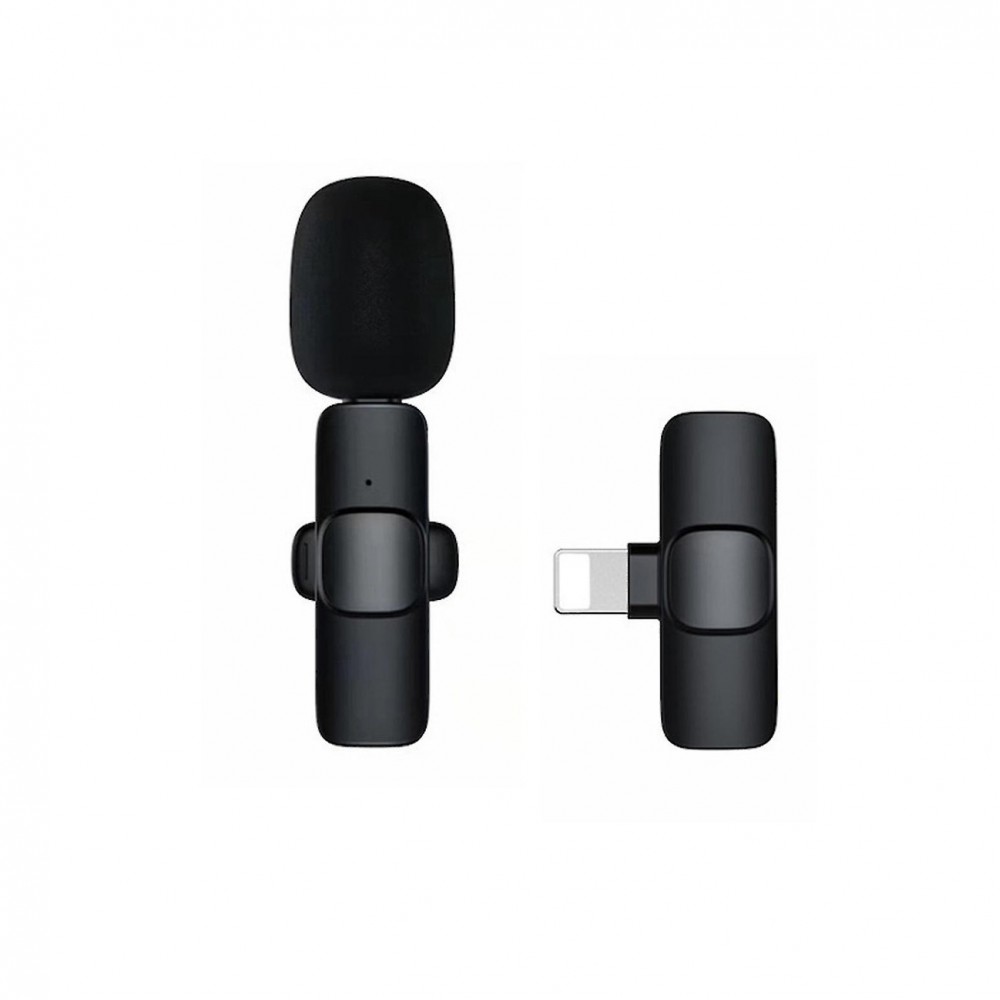 Microfon lavaliera, Apexel, omnidirectional, wireless, mufa lightning iPhone
