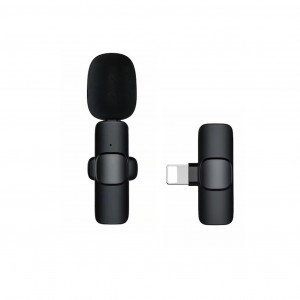 Microfon lavaliera, Apexel, omnidirectional, wireless, mufa lightning iPhone