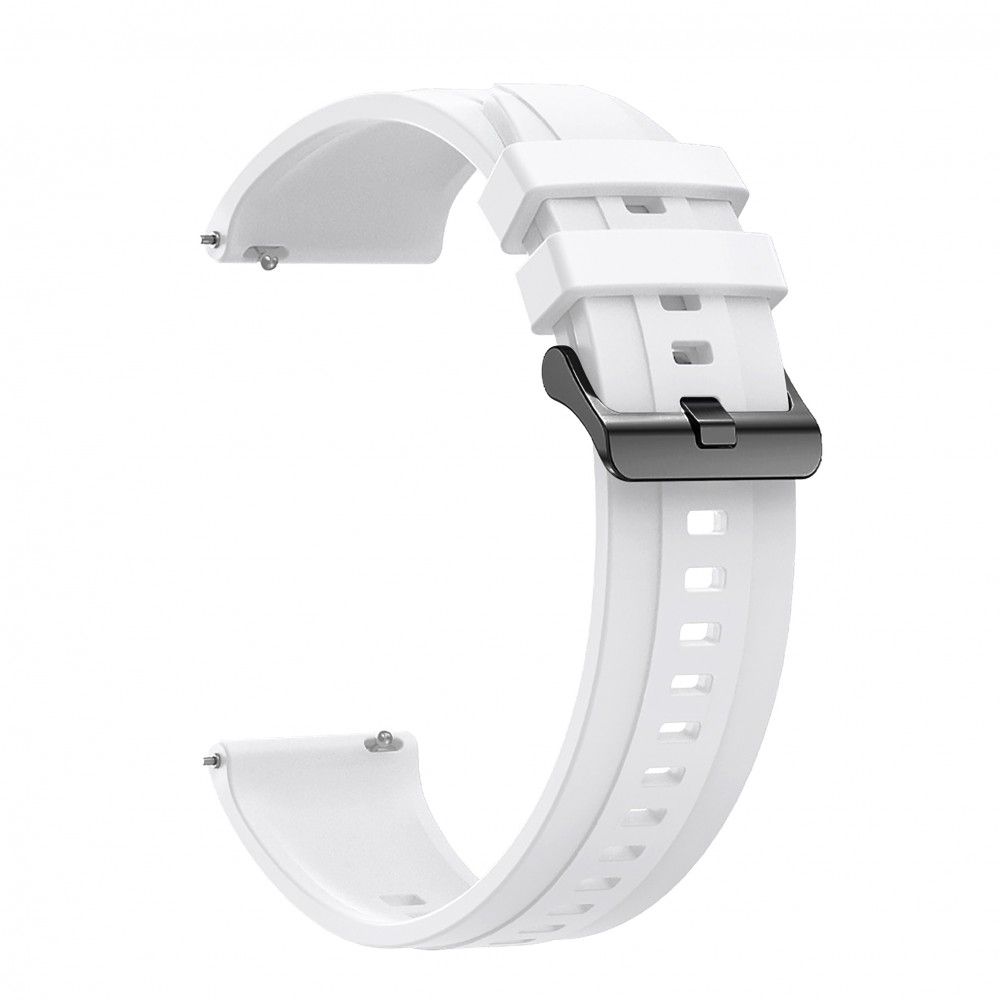 Curea Bratara THD pentru Huawei Watch GT4 46 mm, Huawei Watch GT3 Pro, Huawei Watch GT3 46 mm,alba