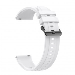 Curea Bratara THD pentru Huawei Watch GT4 46 mm, Huawei Watch GT3 Pro, Huawei Watch GT3 46 mm,alba