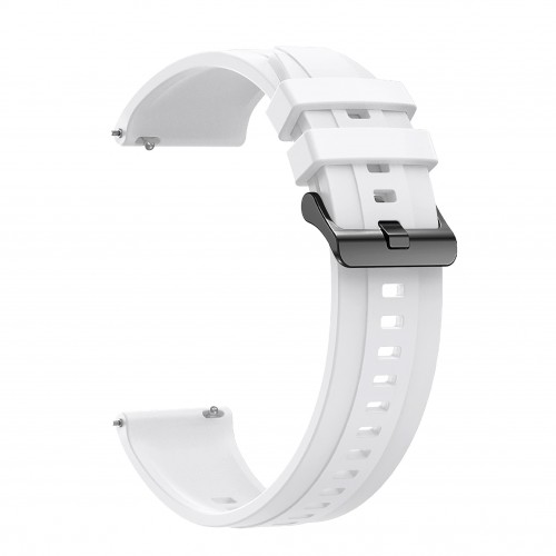 Curea Bratara THD pentru Huawei Watch GT4 46 mm, Huawei Watch GT3 Pro, Huawei Watch GT3 46 mm,alba