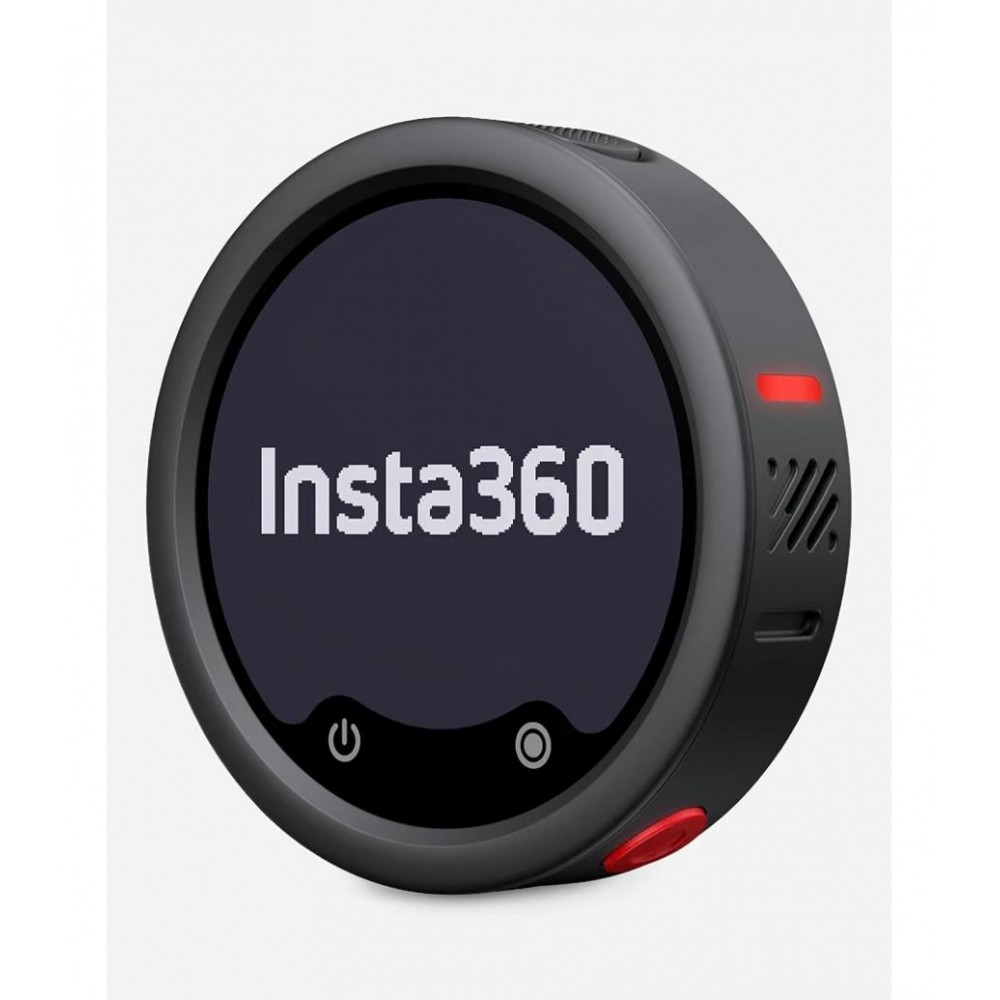 Microfon Wireless Lavaliera Insta360 Mic Pro Transmitter, 32-bit Float, 3 Microfoane, Display E-Ink Personalizabil, pentru iPhone, Android si Camera, Graphite Black, livrare 7-9 zile