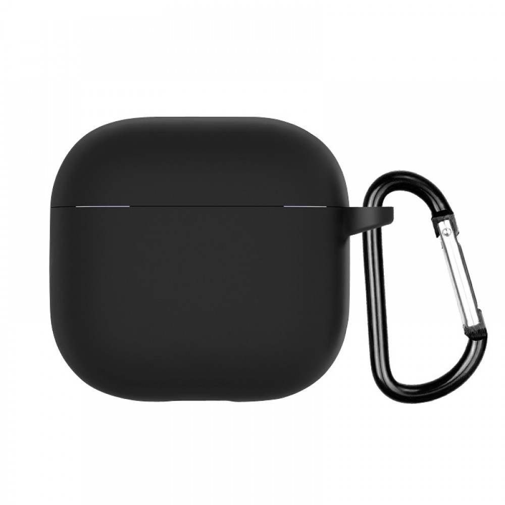 Husa protectie casti wireless, THD, compatibila Apple Airpods 4 si Apple Airpods 4 Active Noise Cancellation, neagra