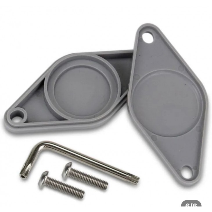 Suport tracker Airtag, THD, atasabil la bicicleta, gri