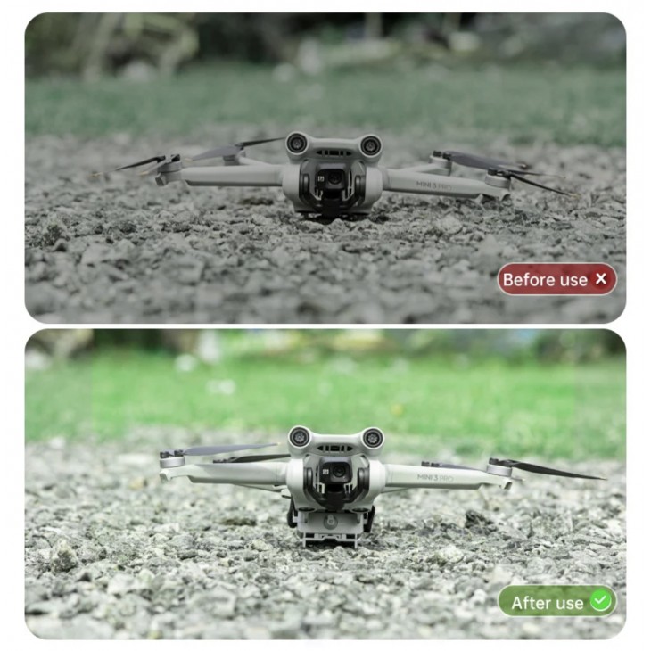 Tren de aterizare cu sistem de eliberare a incarcaturii pentru drona DJI Mini 3 Pro, lumina LED
