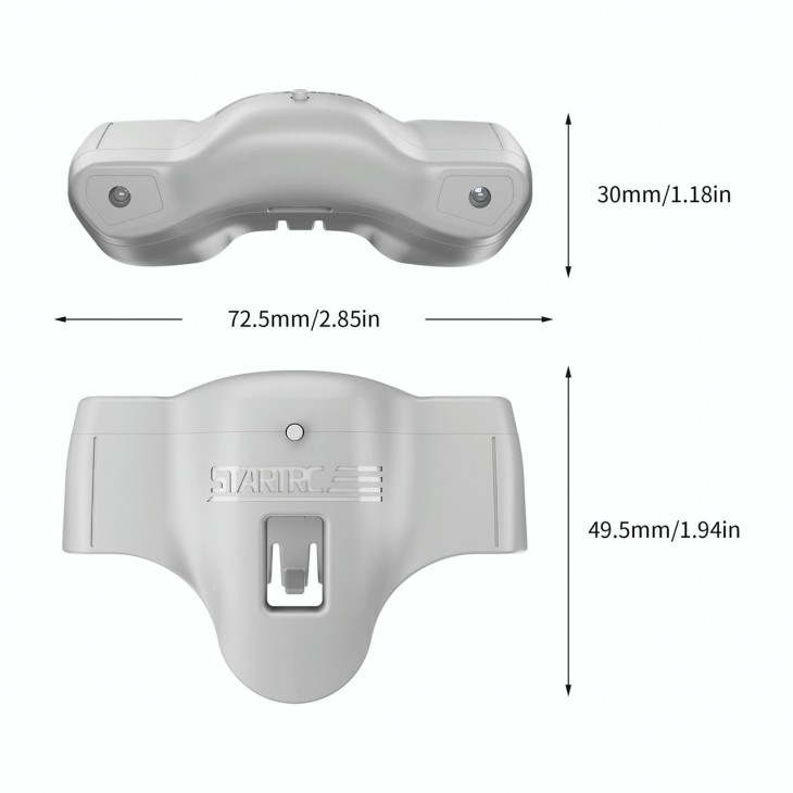Sistem de semnalizare frontal STARTRC compatibil cu DJI Mini 3/DJI Mini 3 Pro