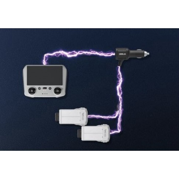 Incarcator auto dual, STARTRC, compatibil DJI Mini 3 Pro/DJI Mini 3, fast charging